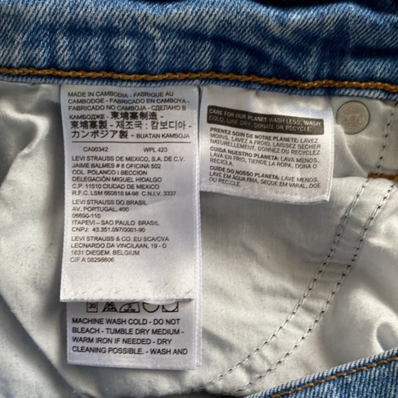 ❗️SOLD❗️Levi’s Wedgie Distressed Premium Icon Jeans Size 27 - Picture 10 of 14